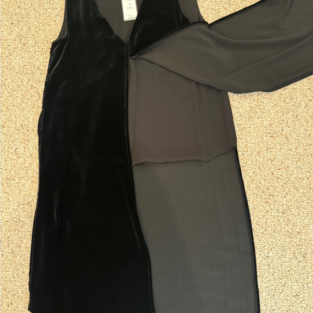Velvet long split top - Picture 5 of 6